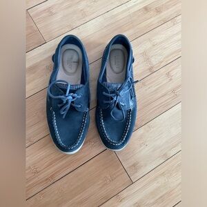 Sperry Topsider size 7 blue boat shoes loafers
